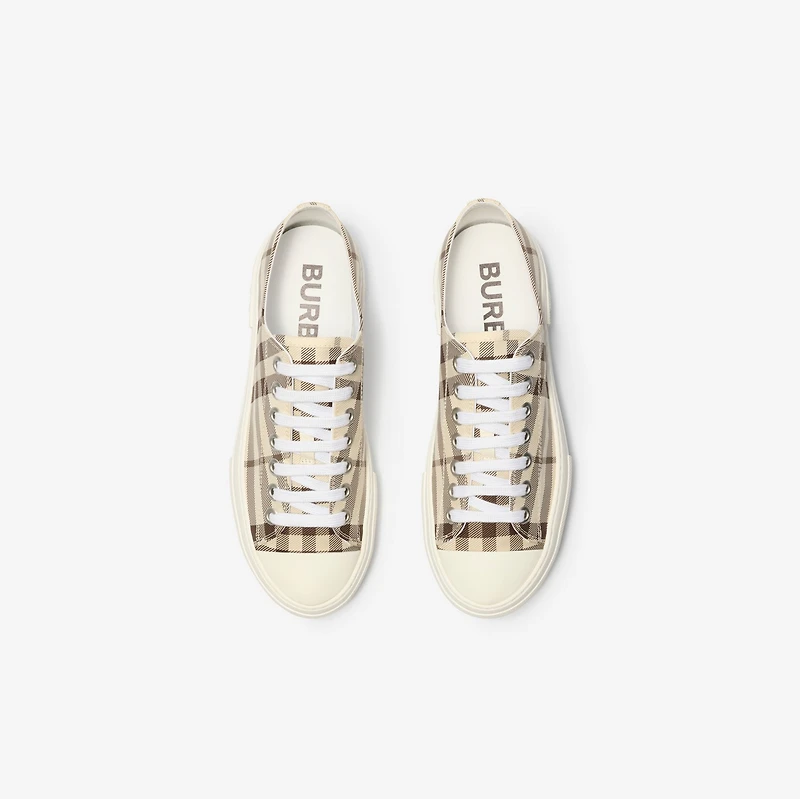 Check Sneakers in Light beige - Women | Burberry® Official