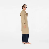 Long Kensington Heritage Trench Coat in Honey - Men, Cotton Gabardine | Burberry® Official