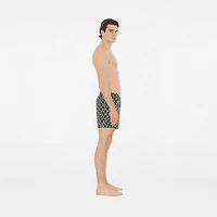 Knot Nylon Swim Shorts in Magnet - Men | Burberry® Official