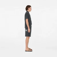 Cotton Shorts in Magnet - Men | Burberry® Official