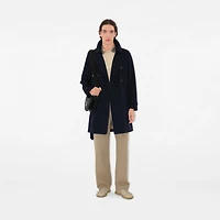 Mid-length Kensington Heritage Trench Coat in Coal blue - Men, Cotton Gabardine | Burberry® Official