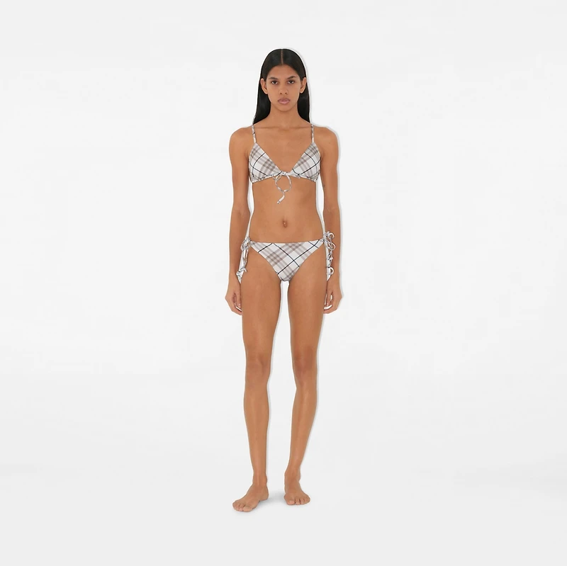 Check Bikini Briefs in Cotton - Women, Nylon | Burberry® Official