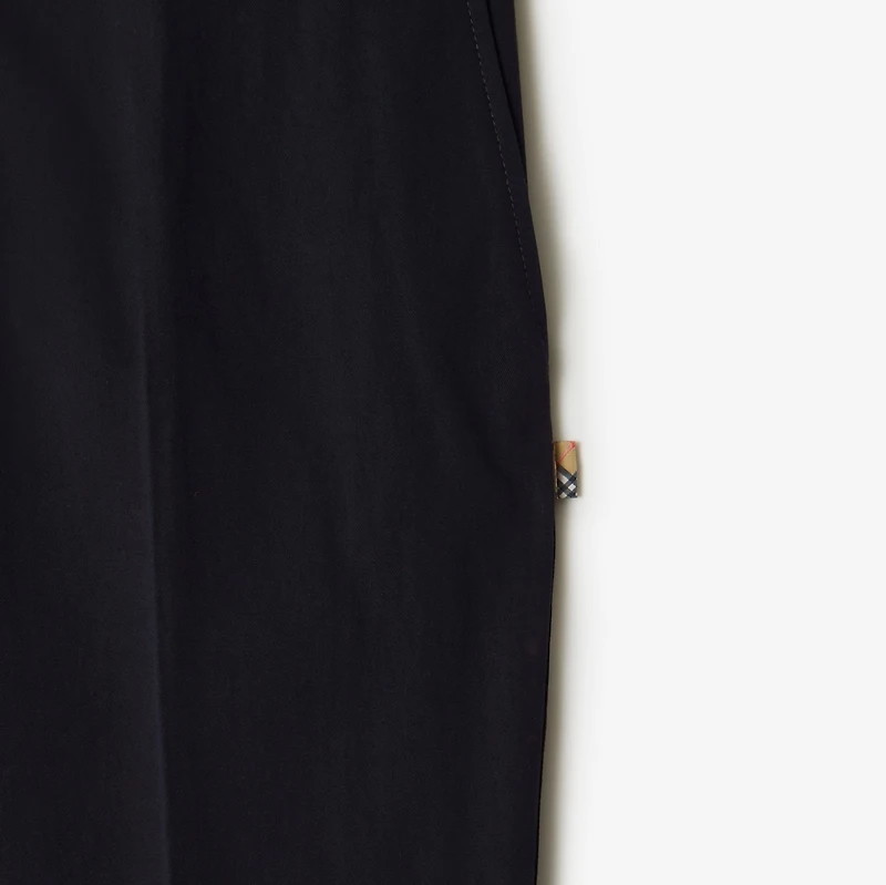 Cotton Chinos in Navy - Men | Burberry® Official