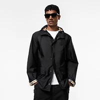 Nylon Pembrey Hooded Jacket in Black - Men | Burberry® Official