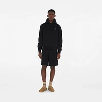 Cross Stitch EKD​ Cotton Hoodie in Black - Men | Burberry® Official