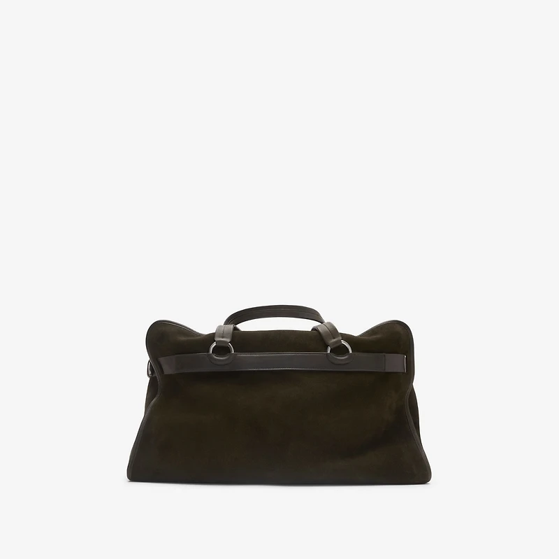 B Clip Holdall in Weald - Men, Leather | Burberry® Official