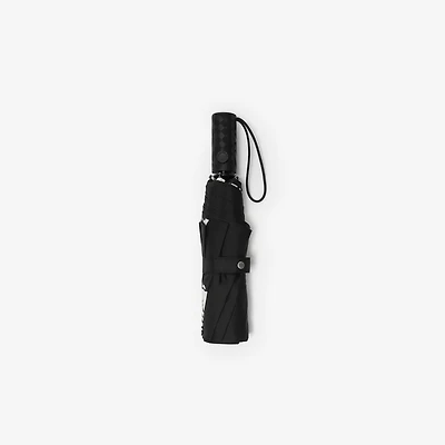 Knight Folding Umbrella in Black | Burberry® Official