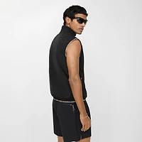 Check Trim Nylon Gilet in Black - Men | Burberry® Official