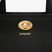 Mini Cotswolds Tote in Black - Women, Leather | Burberry® Official