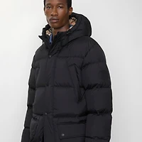 Hooded Puffer Jacket in Black - Men | Burberry® Official