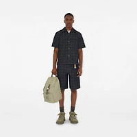 Orkney Flap Backpack in Light hunter - Men, Nylon, Technical | Burberry® Official
