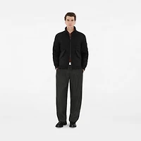 Quilted Thermoregulated Harrington Jacket in Black - Men | Burberry® Official