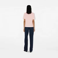 EKD Cotton T-shirt in Cameo - Women | Burberry® Official