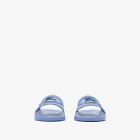 Knight Stamp Slides in Cornflower blue/charcoal blue - Children | Burberry® Official