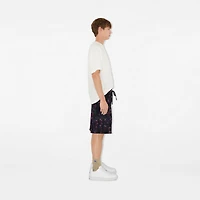 Cherry Cotton Silk Shorts - Men | Burberry® Official