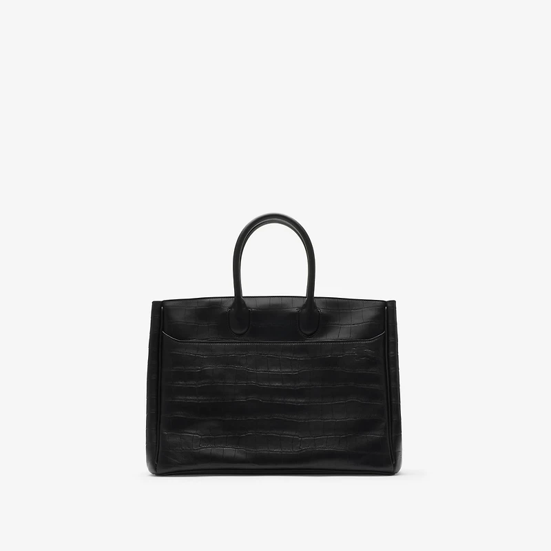 Medium Rocking Horse Tote in Black - Women | Burberry® Official
