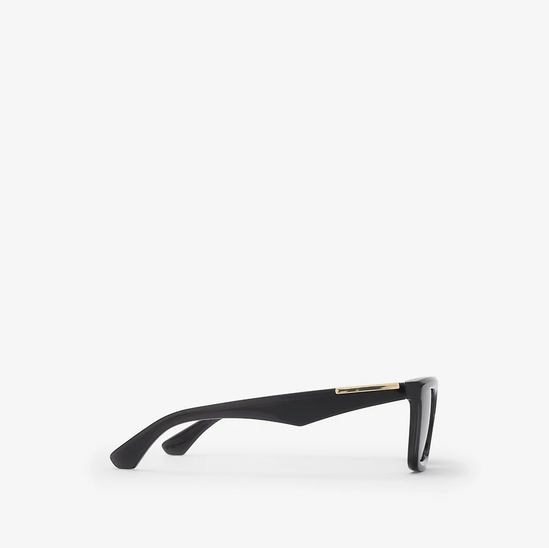 Classic Rectangular Sunglasses​ in Black - Men | Burberry® Official
