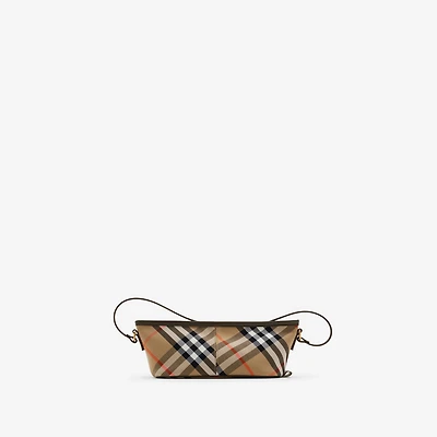 Check Mini Bag in Sand - Women | Burberry® Official