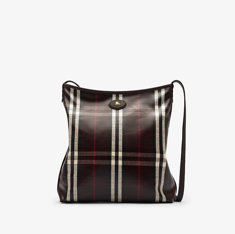 Small Highlands Shoulder Bag in Mahogany red - Women | Burberry® Official