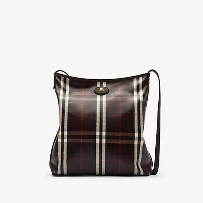Small Highlands Shoulder Bag in Mahogany red - Women | Burberry® Official