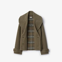 Wool Jacket in Glade green - Women | Burberry® Official