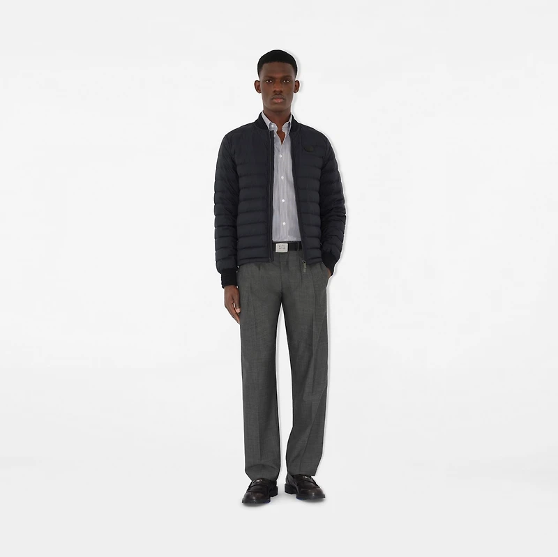 Nylon Puffer Jacket in Navy - Men | Burberry® Official