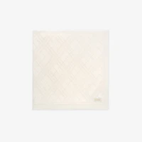 Check Cashmere Baby Blanket in Ivory - Children | Burberry® Official
