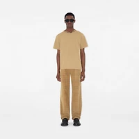 Check Corduroy Trousers in Sand - Men, Cotton | Burberry® Official