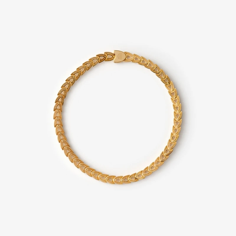 Shield Infinity Necklace in Gold/clear - Women | Burberry® Official