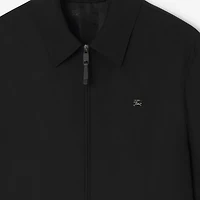 Wool Bloomsbury Track Jacket in Black - Men | Burberry® Official