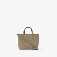 Mini Reversible Bloomsbury Tote​ in Mushroom beige/mallow pink - Women, Leather | Burberry® Official