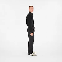 Knight Hardware Canvas Trousers in Silver/black - Men | Burberry® Official