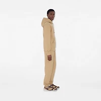 Knight Stamp Cotton Hoodie in Flax beige - Men | Burberry® Official