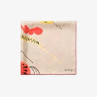 Watercolour EKD​ Silk Scarf in Linen beige | Burberry® Official