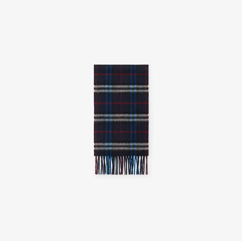 Check Cashmere Scarf in Storm - Children | Burberry® Official