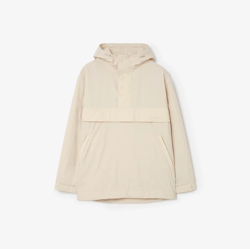 Nylon Hooded Jacket in Soap beige - Men | Burberry® Official