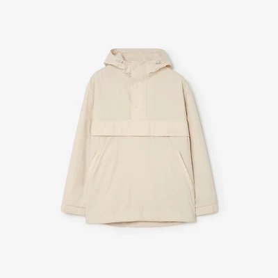 Nylon Hooded Jacket in Soap beige - Men | Burberry® Official