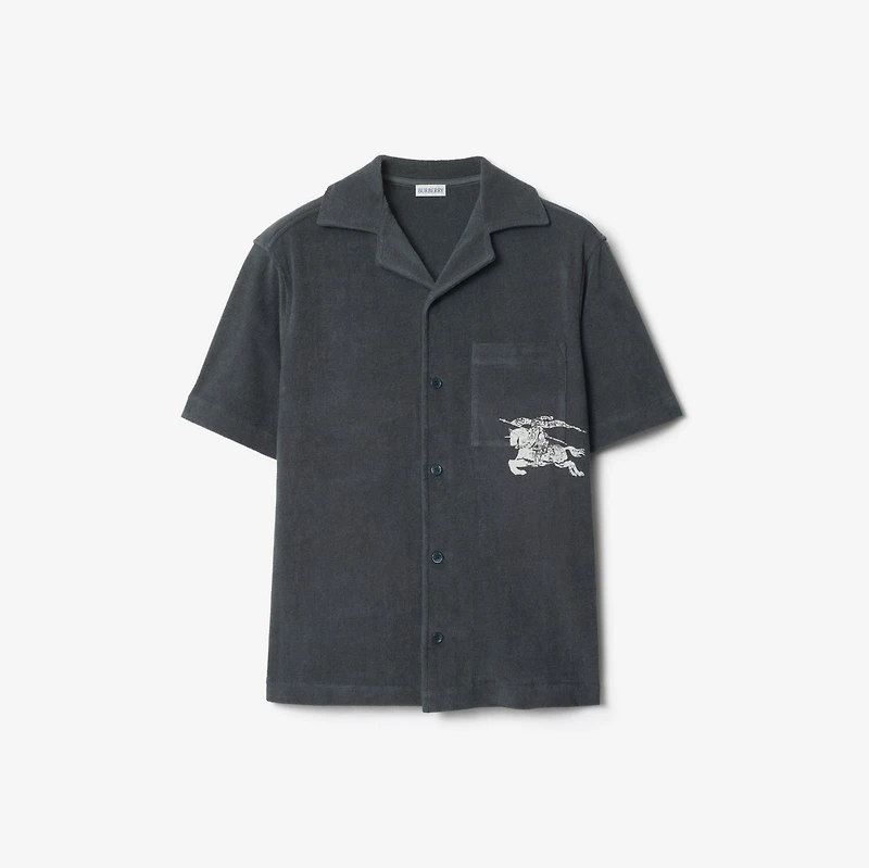 EKD Cotton Shirt in Magnet - Men | Burberry® Official