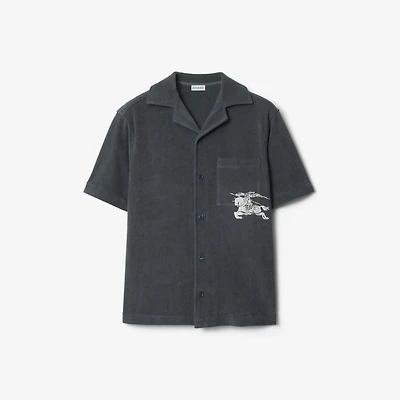 EKD Cotton Shirt in Magnet - Men | Burberry® Official