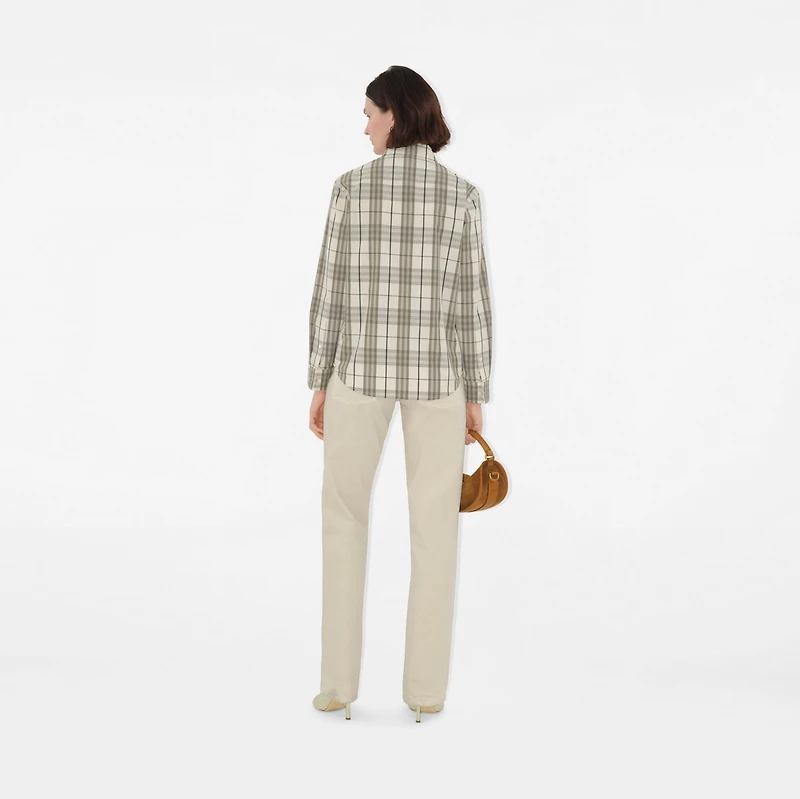 Regular Fit Check Cotton Shirt - Women | Burberry® Official