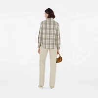 Regular Fit Check Cotton Shirt - Women | Burberry® Official