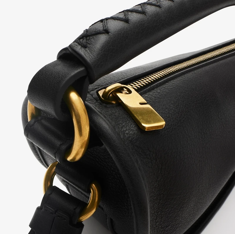 B Clip Shoulder Bag in Black - Women, Leather | Burberry® Official