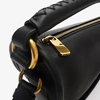 B Clip Shoulder Bag in Black - Women, Leather | Burberry® Official