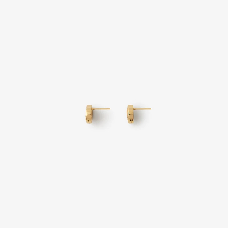 Knight Coin Earrings in Gold/blue - Women | Burberry® Official