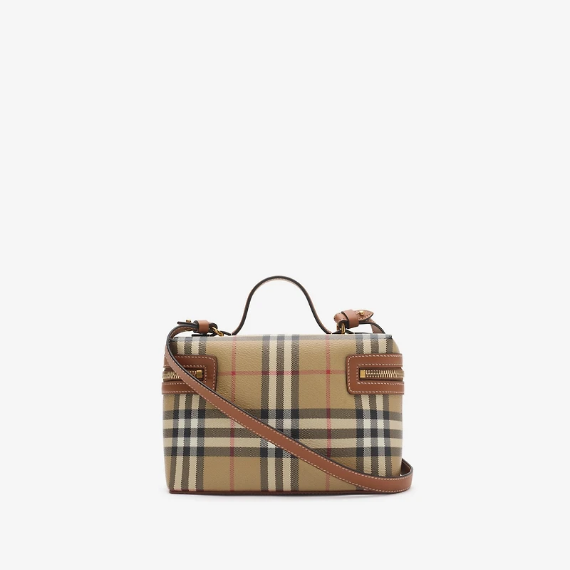 Check Vanity Bag​ in Archive beige/briar brown - Women | Burberry® Official