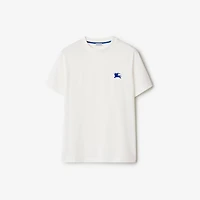 Cotton T-shirt in Salt white - Men | Burberry® Official