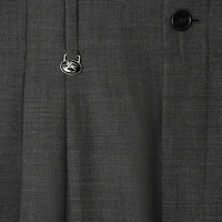 Wool Tailored Trousers in Gull grey/trip grey - Men | Burberry® Official