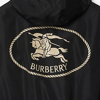 Knight Stamp Nylon Jacket in Black - Women | Burberry® Official