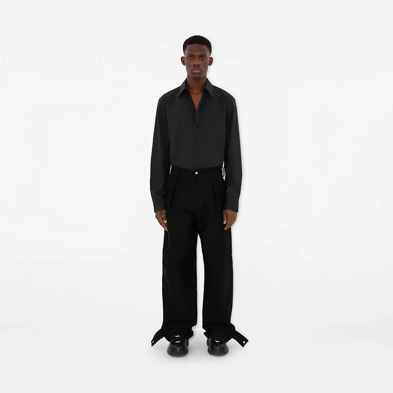 Stretch Wool Shirt in Brisk - Men | Burberry® Official
