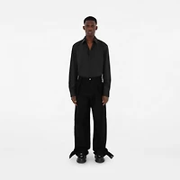 Stretch Wool Shirt in Brisk - Men | Burberry® Official